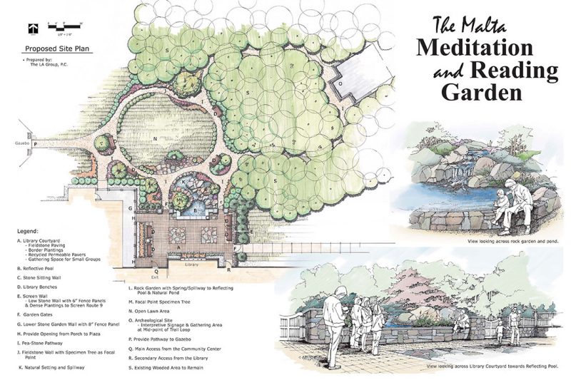 malta reading garden site plan
